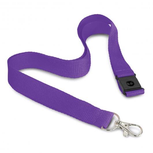3D Logo Lanyards purple
